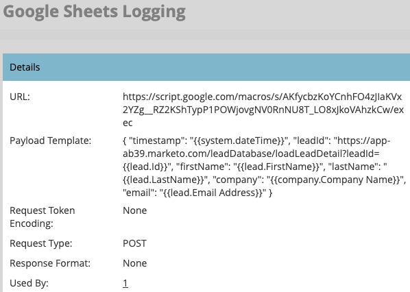 Marketo Google Sheets Integration