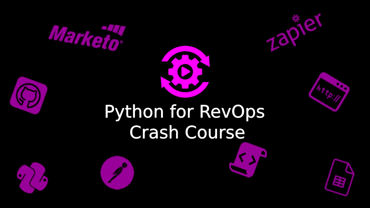 Banner image for the "Python for RevOps Crash Course"